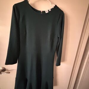 GAP Teal Textured Dress